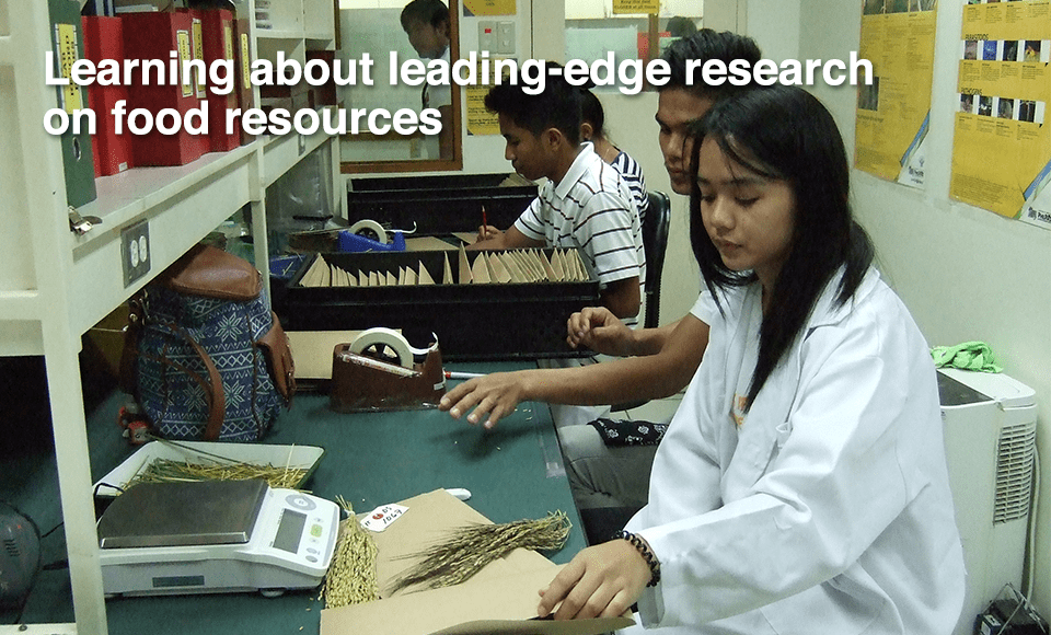 Learning about leading-edge research on food resources